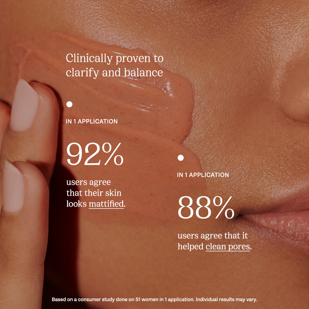 Clinically proven results for Manjishtha Mud skin tightening face mask