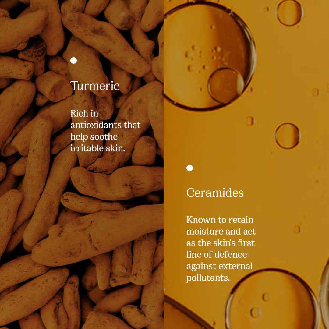 Key ingredients of Turmeric Shield skin brightening serum