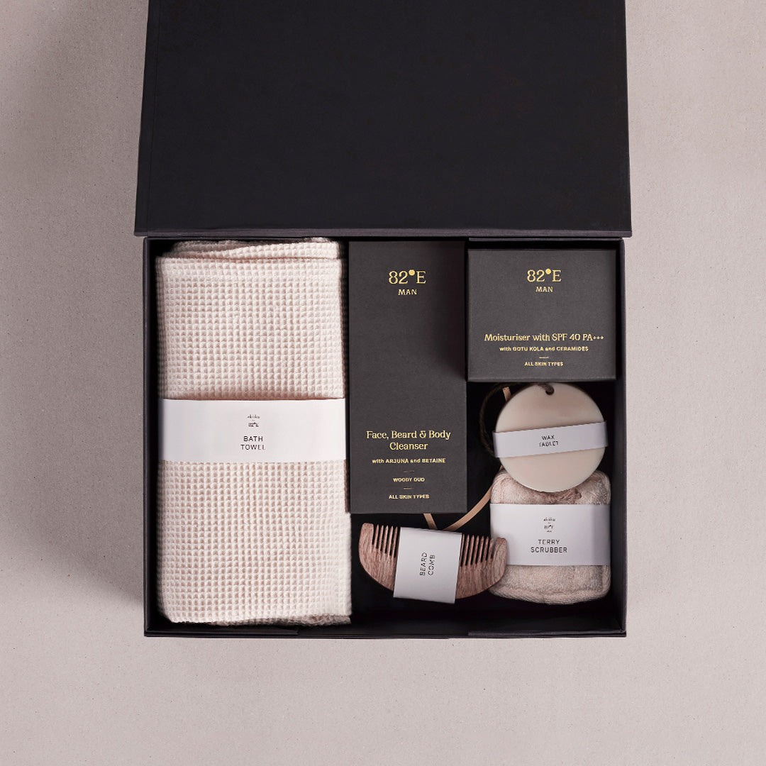 Lavender and Sage Luxury 4-Piece Towel Wrap Bath Spa Gift Box Set, White -  Walmart.com