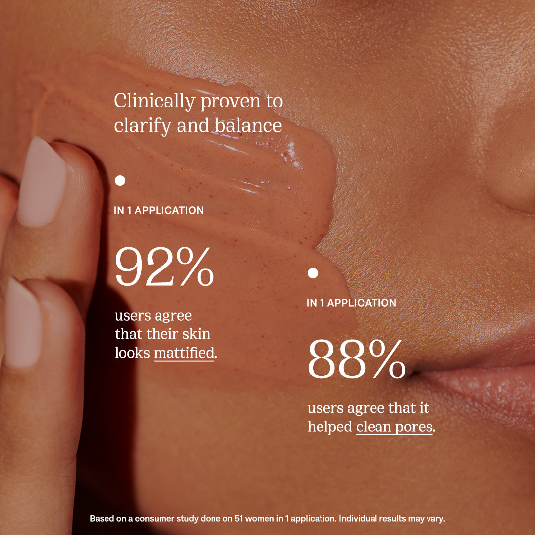 Clinically proven results for Manjishtha Mud skin tightening face mask #size_all