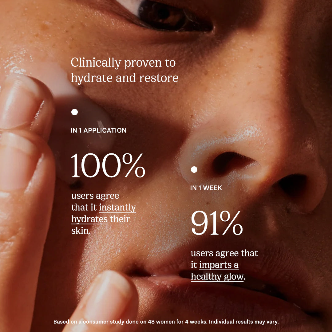 Clinically proven results for Ashwagandha hydrating moisturizer 