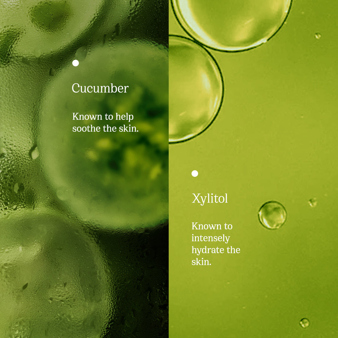 Key ingredients of Cucumber Quench moisturizer gel 